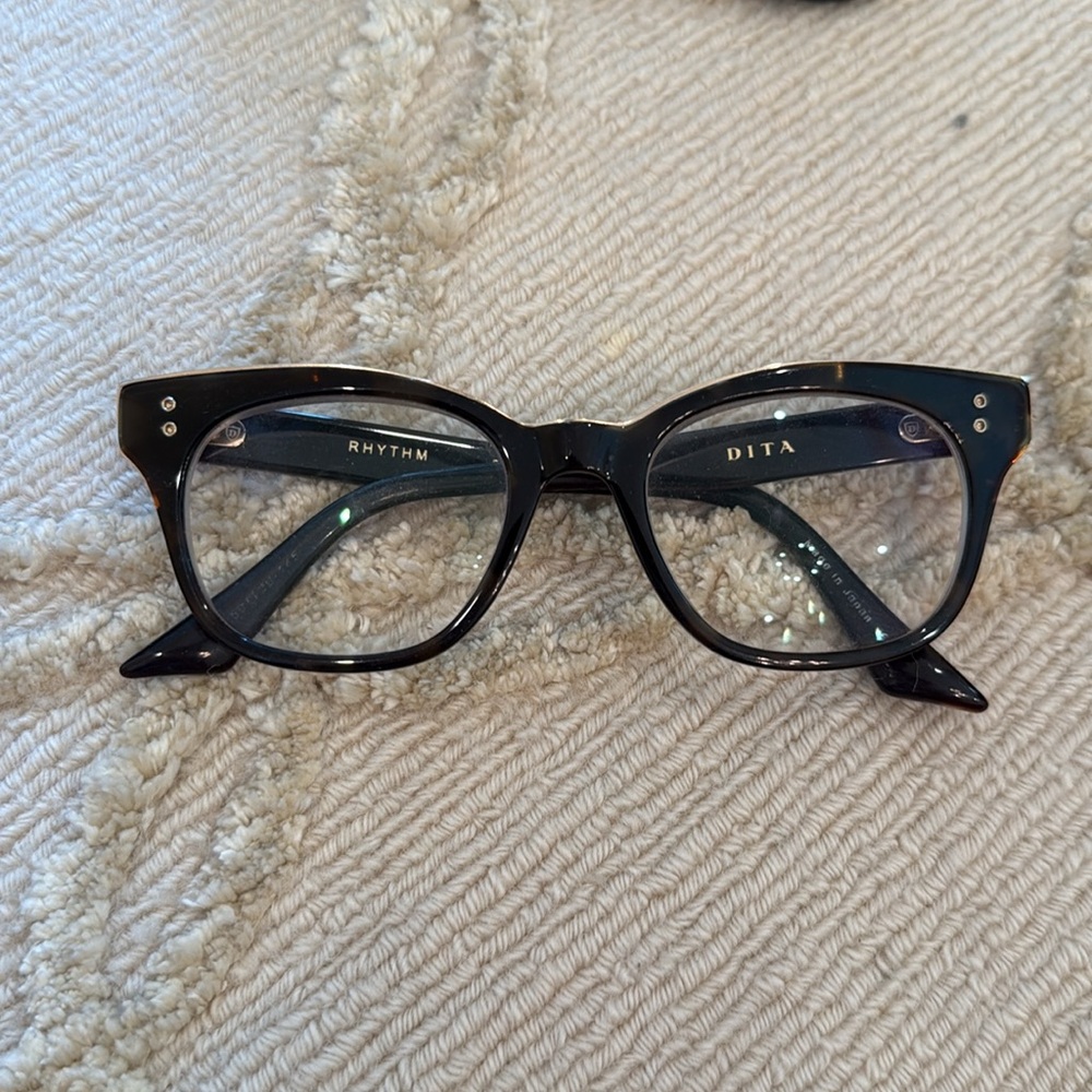 DITA Black Sunglasses and Eyeglasses Set